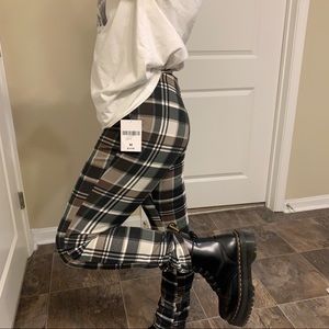 Plaid High Rise Leggings